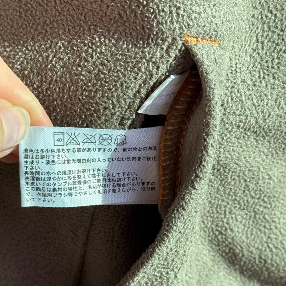 Uniqlo Reversible Fleece Jacket Womens M Gray Orange Full Zip Soft Outdoor Japan - Picture 4 of 11